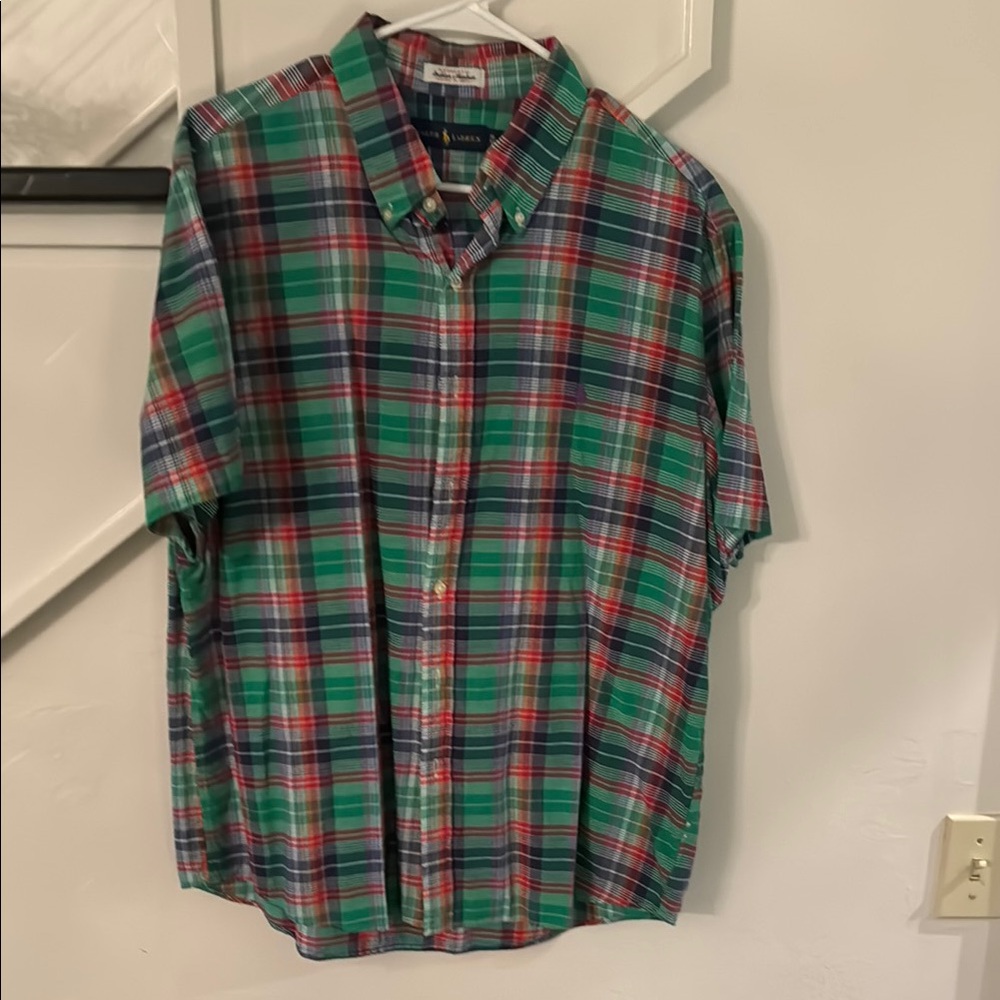 Polo Ralph Lauren Green Casual Button Down Shirt